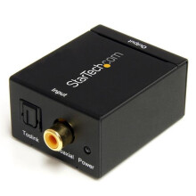 STARTECH Digitale coaxiale audio- of Toslink optische SPDIF naar RCA stereo-converter