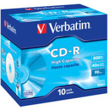 CD-R VERBATIM - 800 Mo - 90 min - Confezione da 10