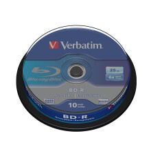 Verbatim - BD-R - SL 25GB - 6x - 10 Pack Spindle