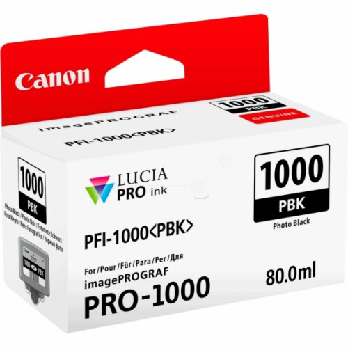 Canon CANON PFI-1000 mustesäiliö imagePROGRAF PRO-1000 - musta