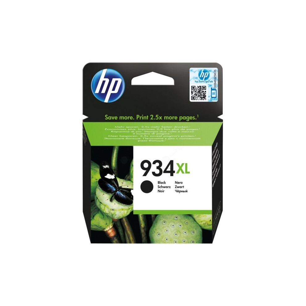 Hp C2p23ae#301 (934Xl) Ink Cartridge 1000 Pages, 26Ml Black