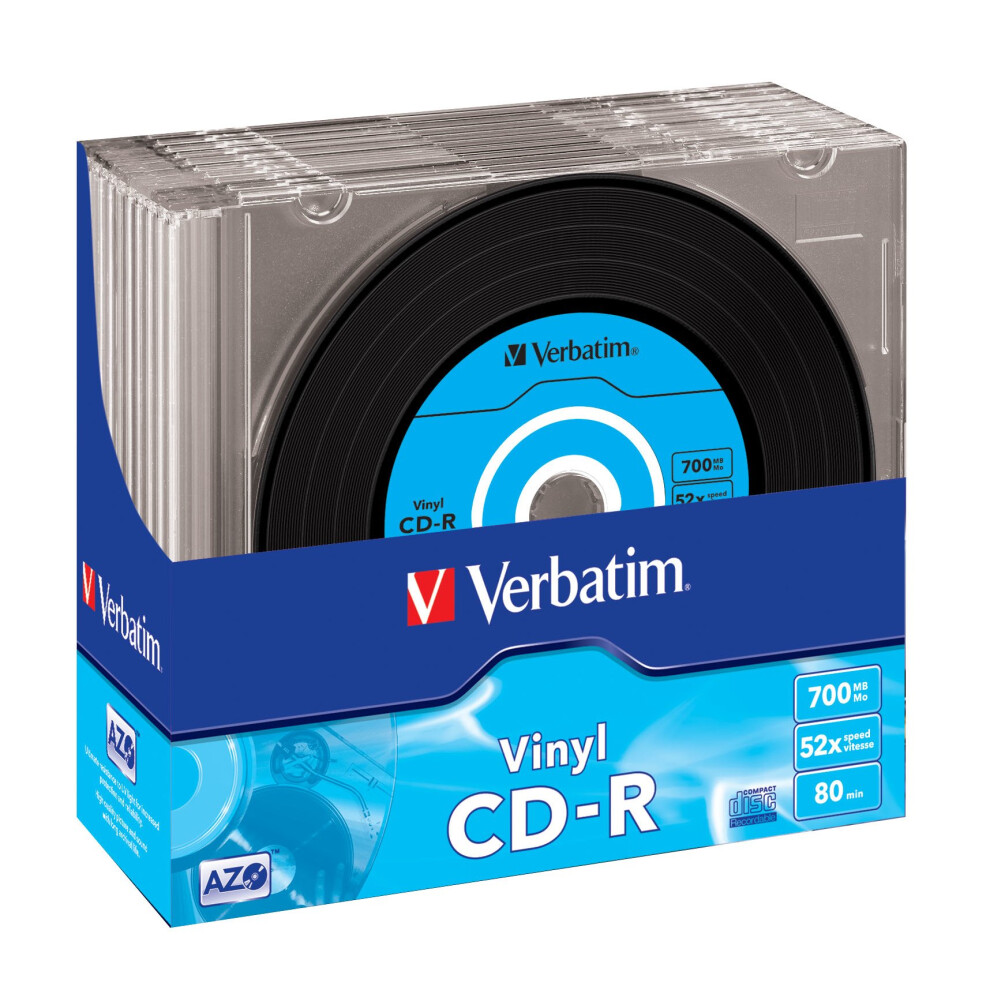 Verbatim CD-R AZO Data Vinyl CD-R 700MB 10pc(s)