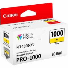 CANON Inktreservoir PFI-1000 Geel - Inktjet - Canon LUCIA PRO - Pak van 1 - Tot 3365 pagina's