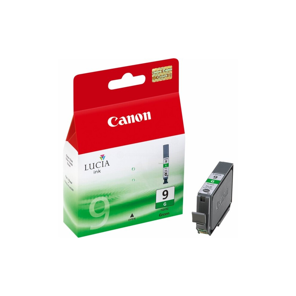 Original Canon PGI-9G Green Ink Cartridge (1041B001) - Image 9