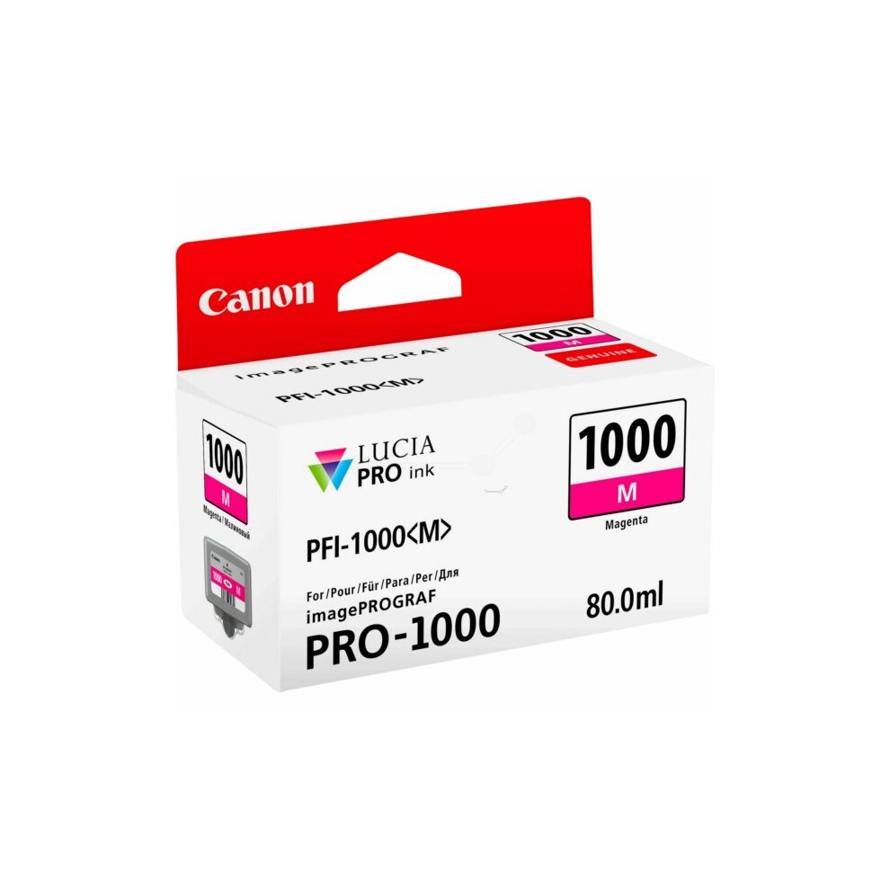 Canon 0548C001 (PFI-1000 M) Ink cartridge magenta, 5.86K pages, 80ml