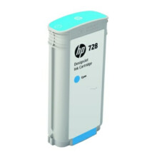 HP Cartouche d'encre 728 - Cyan - 130 ml