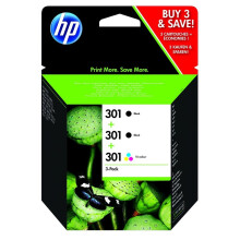 HP E5Y87EE (301) Printhead Multi Pack - 3-Pack for HP DeskJet, OfficeJet & Envy All-in-One Printers