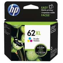 Cartuccia inchiostro HP 62XL - Tricolore - Alta resa - per HP Envy e OfficeJet