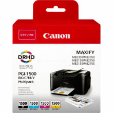Canon 9218B005 (PGI-1500 BKCMY) Ink cartridge multi pack, 12,4ml + 3x4,5ml, Pack qty 4