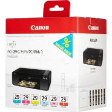 Cartuchos de tinta colorida multipack Canon PGI-29