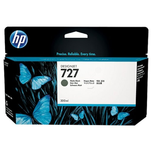HP HP 727 valokuvamustepatruuna - musta - 300 ml