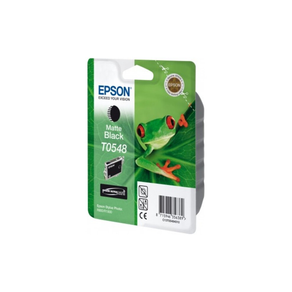 Epson C13T05484010 (T0548) Ink cartridge black matt, 550 pages, 13ml