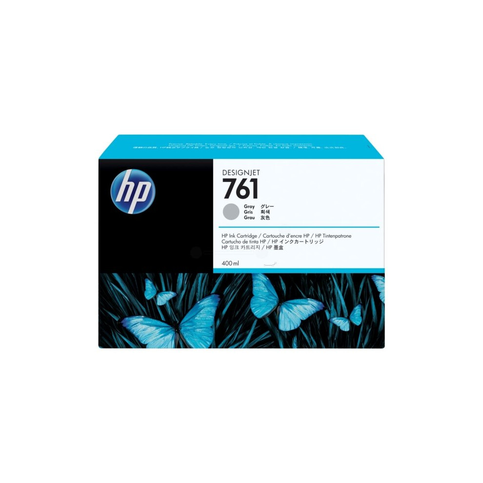 Hp Cm995a (761) Ink Cartridge Gray, 400Ml