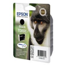 EPSON T0891 musta mustekasetti - Monkey (C13T08914011)