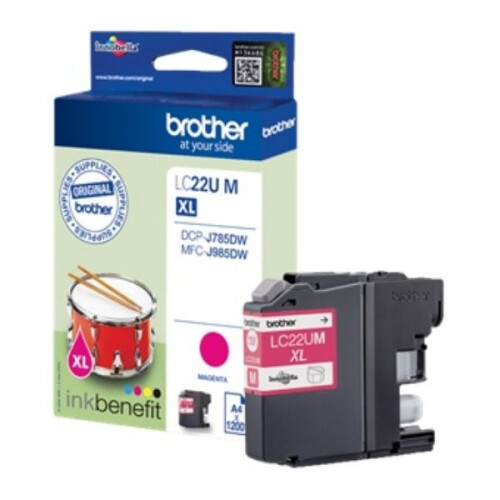 Brother BROTHER Cartouche LC22UM - Magenta