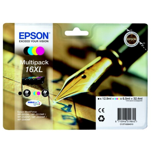 Epson Oryginalny Wkład Atramentowy Epson Multipack 16XL