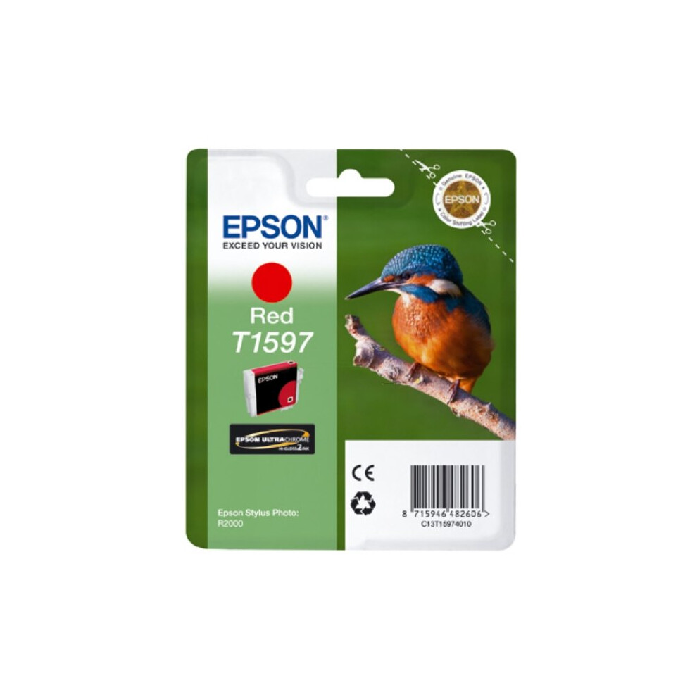 Epson C13T15974010 (T1597) Ink cartridge red, 17ml