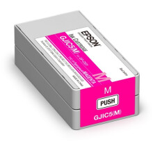 Cartucho de tinta Epson GJIC5(M) Magenta para Epson GP-C831; ColorWorks C831 - Inyección de tinta - Pack de 1