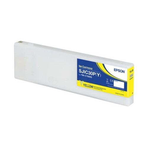 Epson Cartouche d'encre - Epson - SJIC30P(Y) - 294.3 ml - Jaune - Originale