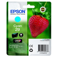 Epson C13T29824022 (29) Ink cartridge cyan, 180 pages, 3ml