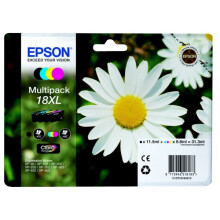 Cartouche d'encre EPSON 18XL Multipack - Pack de 4 - XL - Noir, Jaune, Cyan, Magenta