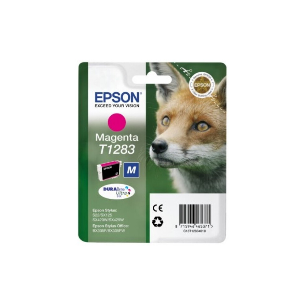 Epson C13T12834022 (T1283) Ink cartridge magenta, 140 pages, 4ml