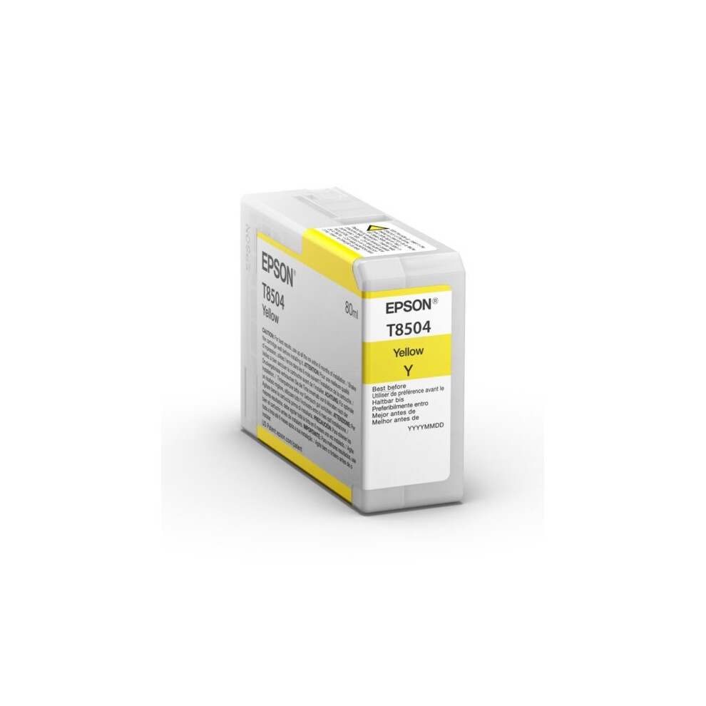 Epson C13T850400 (T8504) Ink cartridge yellow, 80ml