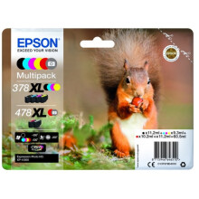 EPSON 478XL Multipack - Verpakking van 6 - 60,5 ml - hoge capaciteit - grijs, zwart, geel, cyaan, magenta, rood - origineel