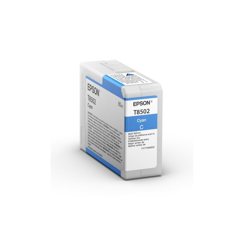 Epson C13T850200 (T8502) Ink cartridge cyan, 80ml