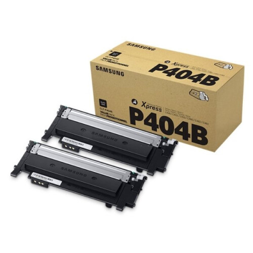 HP 2-pack zwarte tonercartridges Samsung CLT-P404B (SU364A)