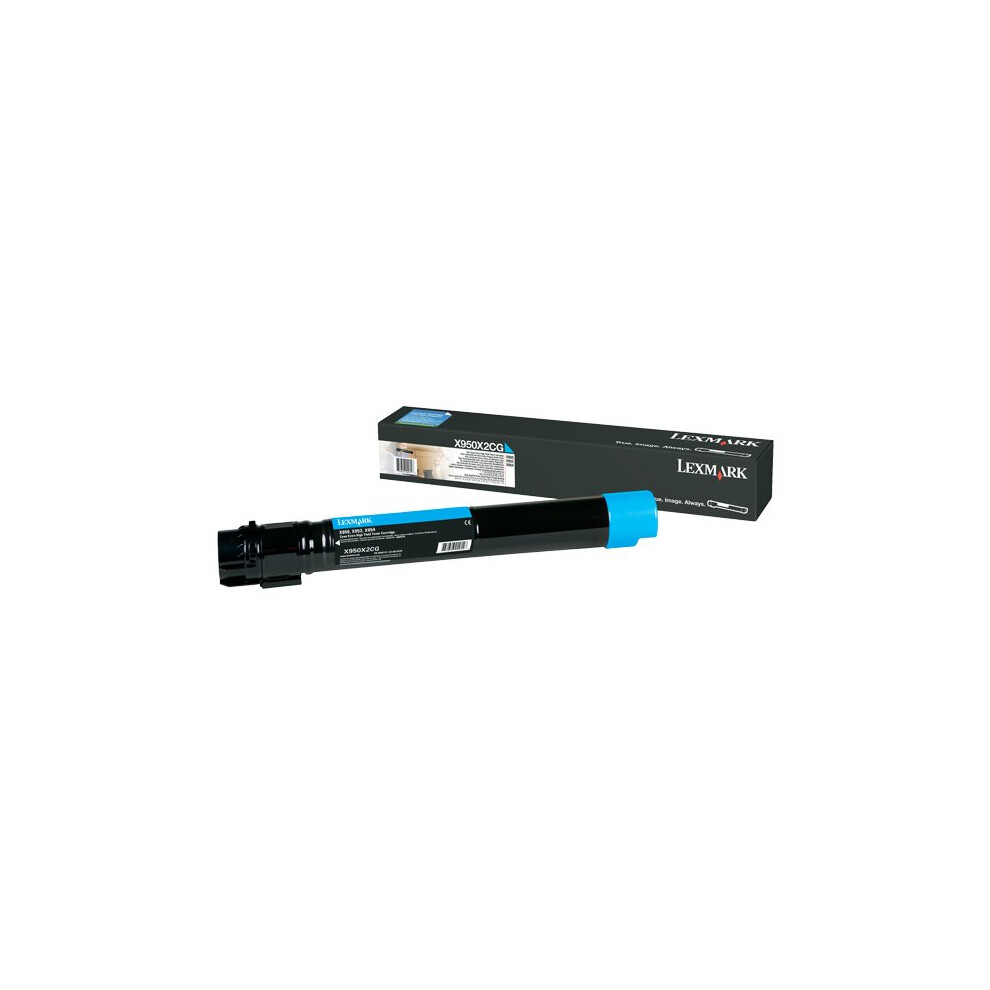 Lexmark 22Z0009 Toner Cyan, 22K Pages Blue 734646252935