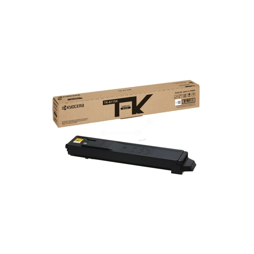 Kyocera 1T02p30nl0 (Tk-8115 K) Toner 12K Pages Black 632983046807