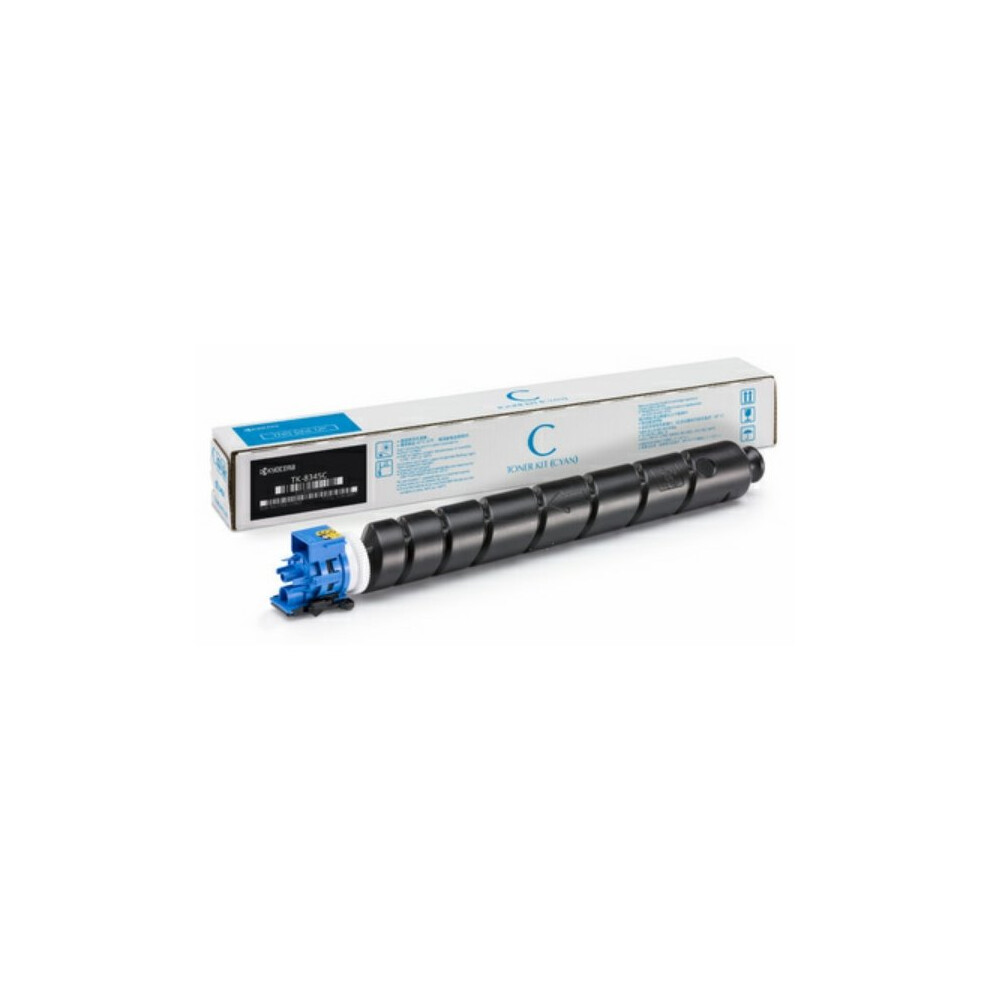Kyocera 1T02l7cnl0 (Tk-8345 C) Toner Cyan, 12K Pages @ 5% Coverage Blue 632983038352