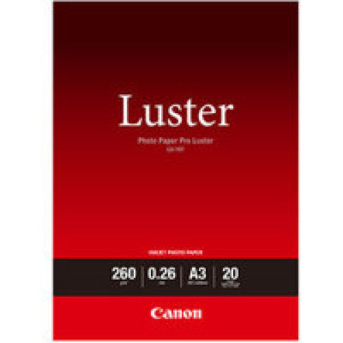 Canon Papier Lustré CANON LU-101 - Format A3 - 20 Blätter