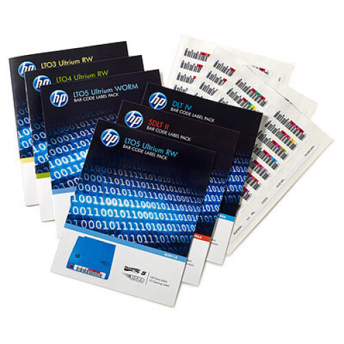HP HP LTO-6 Ultrium RW Pack d'Étiquettes Code-Barres