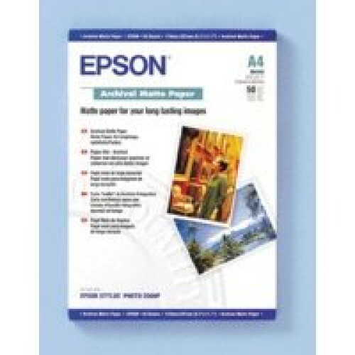 Epson Epson Archival Matte Paper, DIN A4, 192g/m², 50 Sheets