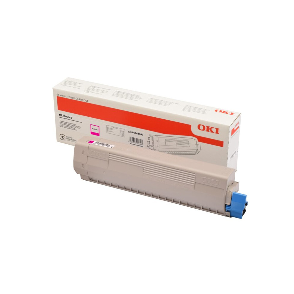 Oki 46443102 Toner Magenta, 10K Pages Pink 5031713066828