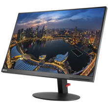 Lenovo ThinkVision T24d 24  Full HD LED Flat Black computer monitor