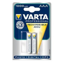 Varta 1x2 Professional NiMH 1000 mAh AAA Nickel-Metal Hydride (NiMH) 1000mAh 1.2V rechargeable battery