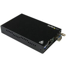Convertitore Ethernet da rame a fibra ottica - STARTECH - 20 km - 2 Porte - Monomodo LC