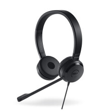 DELL UC350 Head-band Binaural Wired Black mobile headset
