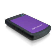 Transcend StoreJet 25H3P (USB 3.0), 2TB 2000GB Black,Violet external hard drive