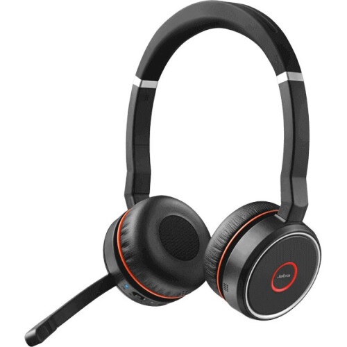 Jabra Jabra Evolve 75 UC Stereo Binaural Head-band Black, Red headset
