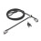 Kensington N17 Keyed Dual Head Laptop Lock Black,Silver cable lock 1