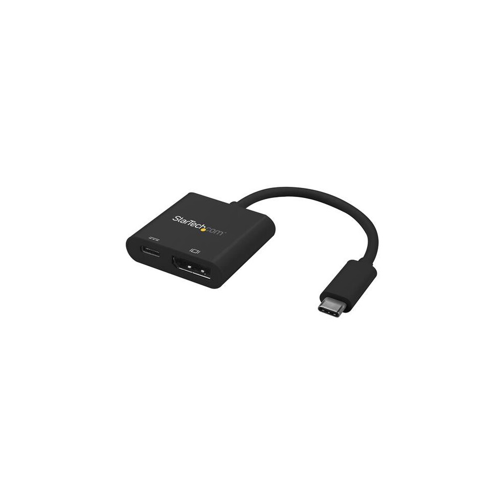 StarTech.com USB C to DisplayPort Adapter with USB Power Delivery - 4K 60Hz
