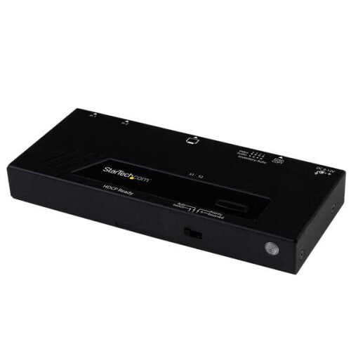 StarTech.com Switch de vídeo HDMI de 2 portas STARTECH com comutação de prioridade automática - 1080p
