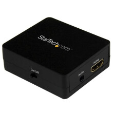 Extracteur audio HDMI - STARTECH - Convertisseur 3,5 mm - Audio stéréo 2.1 - 1080p - Noir