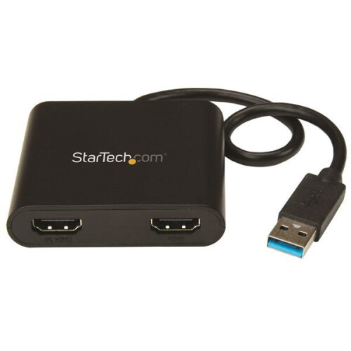 StarTech.com StarTech.com USB to Dual HDMI Adapter - 4K