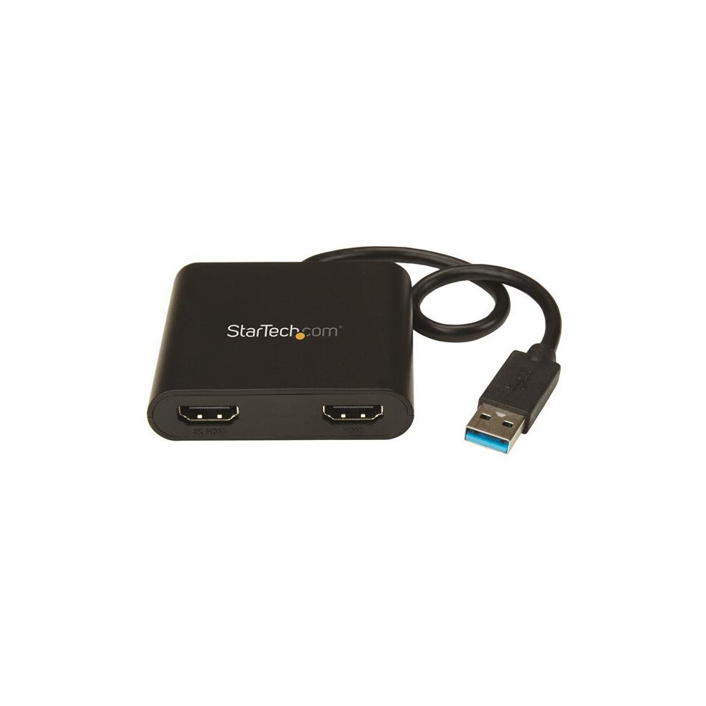 StarTech.com USB to Dual HDMI Adapter - 4K