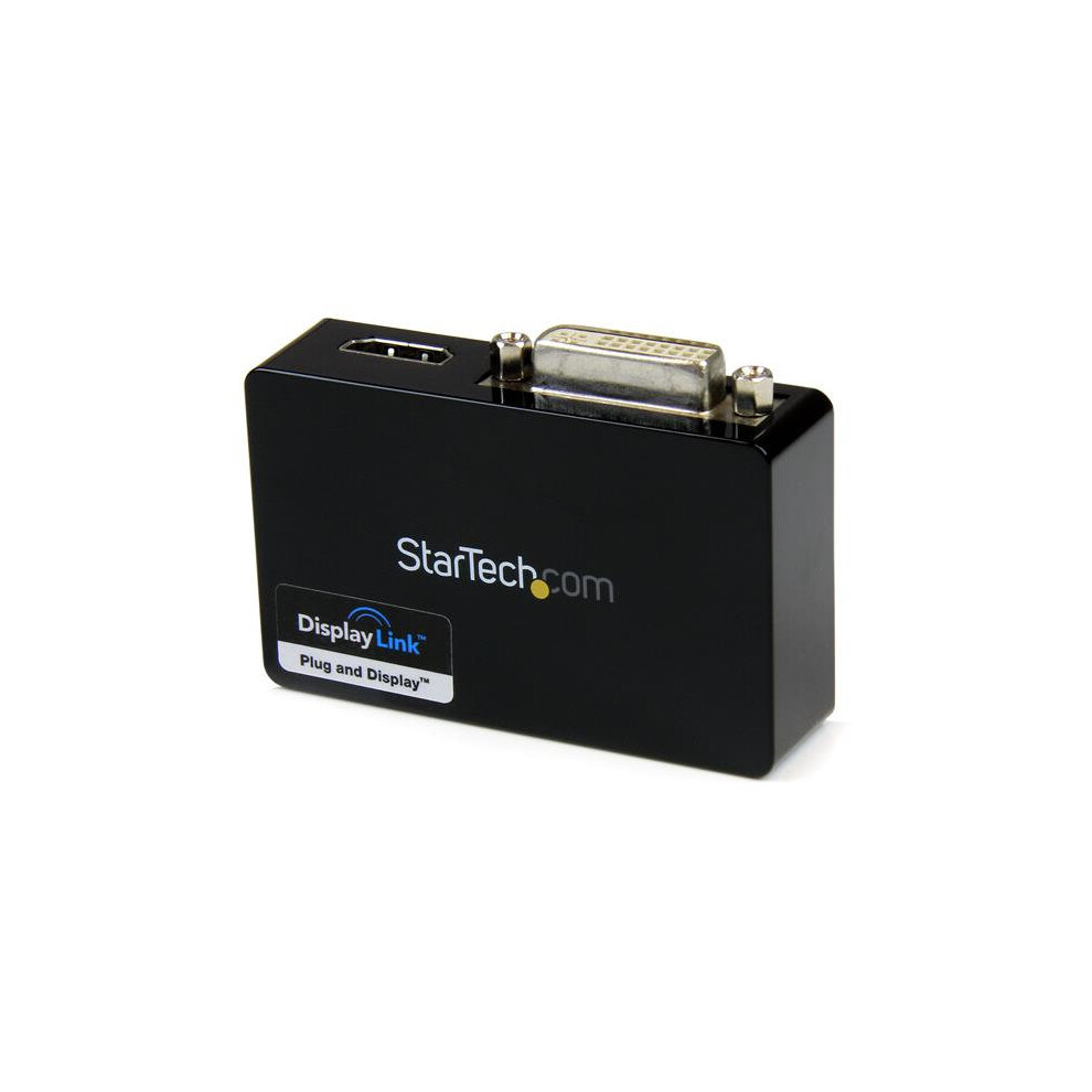 StarTech.com USB 3.0 to HDMI and DVI Dual Monitor External Video Card Adapter